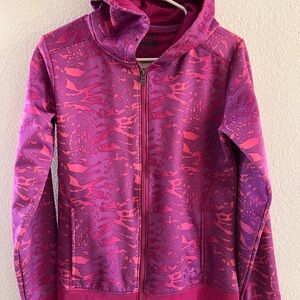 Under Armour Pink Animal Patterned Hoodie